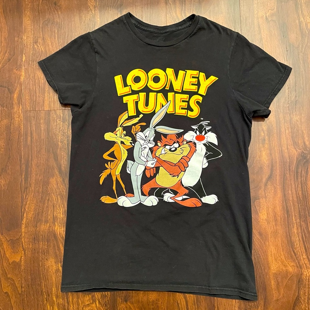 WARNER BROS Looney Tunes Black T-Shirt